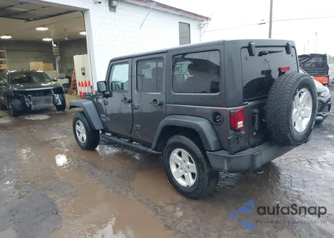 2017 Jeep Wrangler Unlimited Sport 4X4 из США, поврежденный, VIN 1C4BJWDG8HL681888